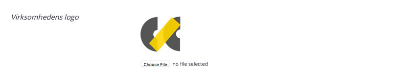 Upload dit logo og indsæt det på Debitoor fakturaskabelon